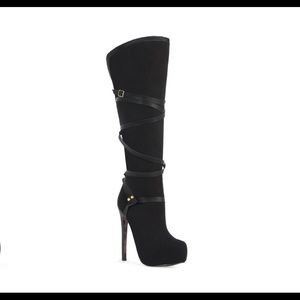 Just Fab Moscow black boots